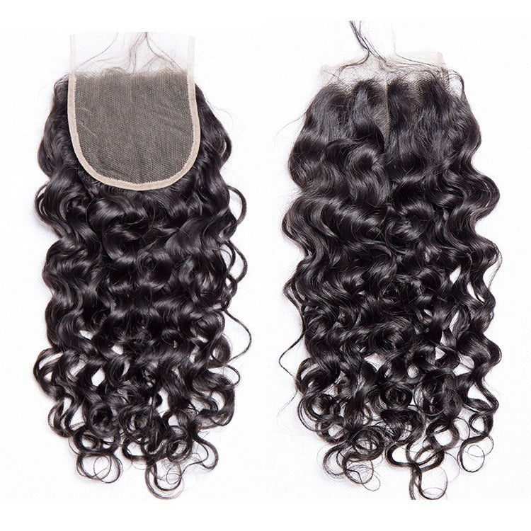 4x4 Natural Wavy Closure - Her Ego Hair Collection