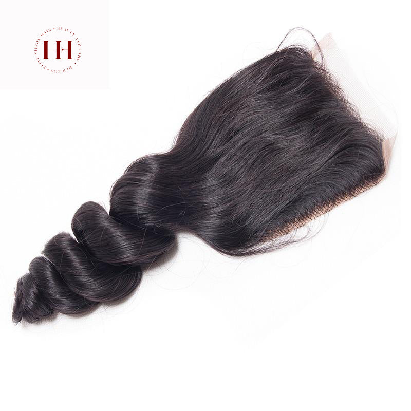 4x4 Loose Curl Closure - Her Ego Hair Collection